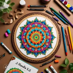 rakshabandhan gift for sister mandala art kit